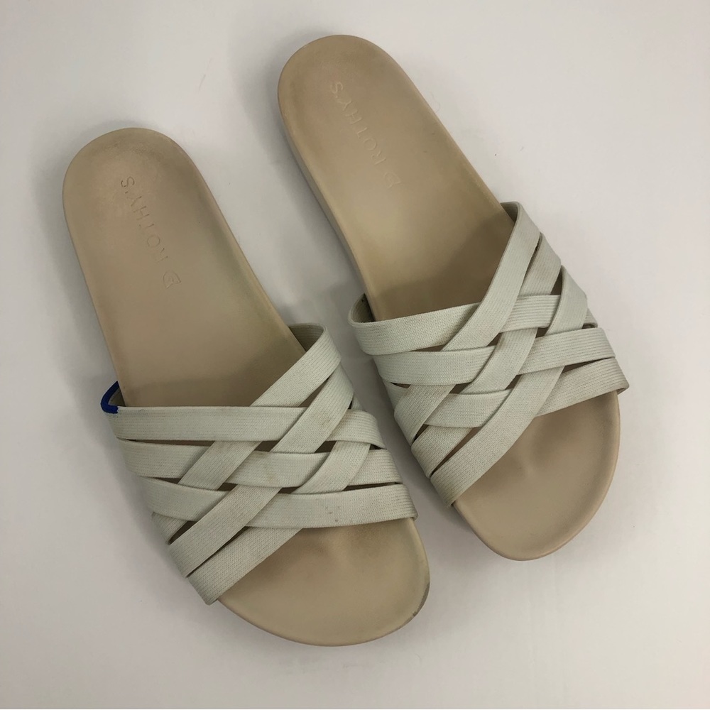 Rothy's The Slide Cloud White Retired color Size 8.5